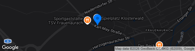 Map showing Sportplatz Bruck