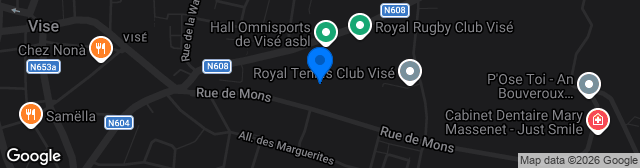 Map showing Stade de la Cité de l'Oie