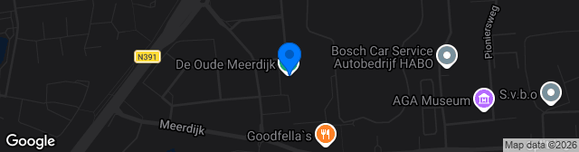 Map showing De Oude Meerdijk