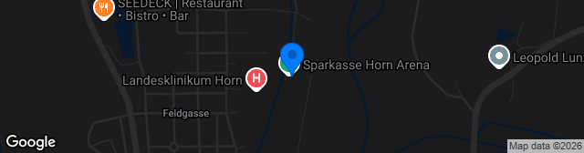 Map showing Sparkasse Horn Arena