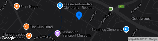 Map showing KGV Football Park
