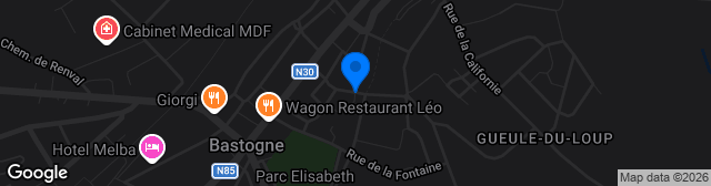Map showing Stade des Récollets