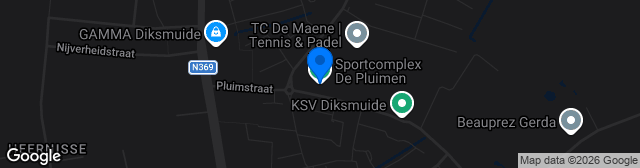 Map showing Sportpark de Pluimen