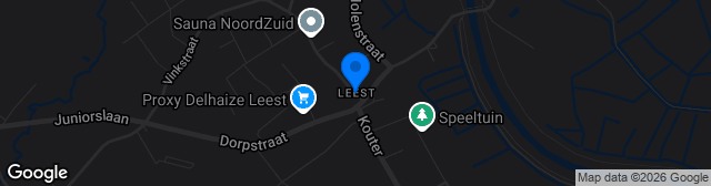 Map showing Stadion SK Rapid Leest
