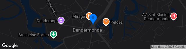Map showing Stadion Dendermonde