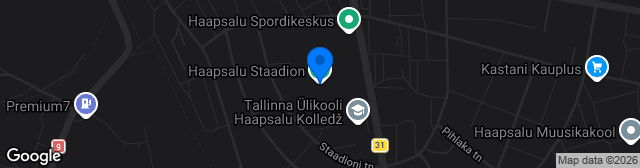 Map showing Haapsalu Staadion