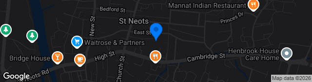 Map showing Rowley Park Stadium