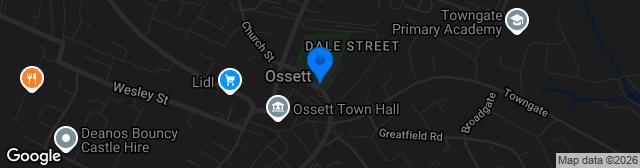 Map showing Ingfield Stadium