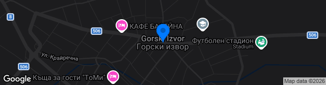 Map showing Stadion Gorski Izvor