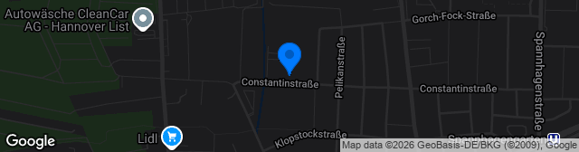 Map showing HSC-Stadion Constantinstraße