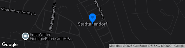Map showing Kunstrasenplatz 2 Stadtallendorf