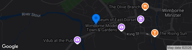 Map showing The Cuthbury Stadium