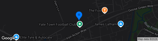 Map showing The Jelf Stadium