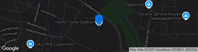 Map showing Erftstadion Euskirchen