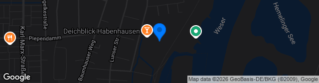 Map showing Sportanlage Bunnsackerweg - Platz 1