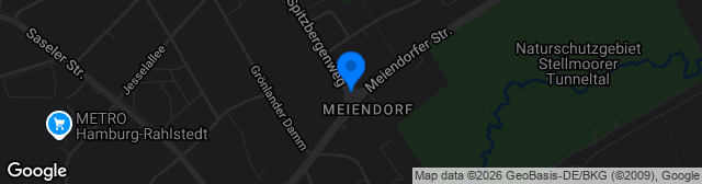 Map showing Stadion Meiendorf