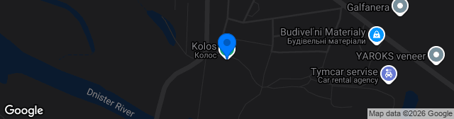 Map showing Stadion Kolos Halych