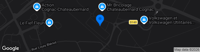 Map showing Stade Claude Boué 1