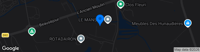 Map showing Stade de La Pincenardière