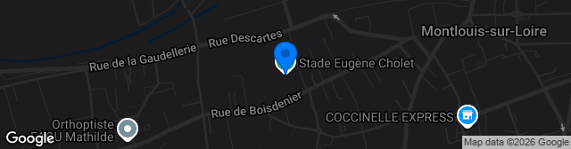 Map showing Stade Eugène Cholet 1 - Terrain Emmanuel Petit