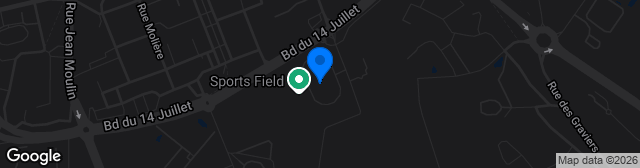 Map showing Stade Mathieu Bodmer 2