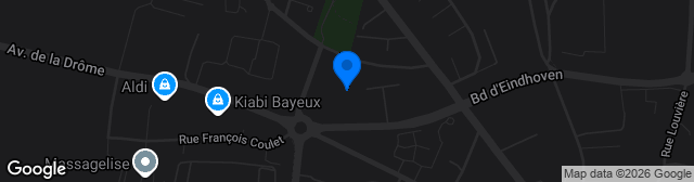 Map showing Stade Henry Jeanne