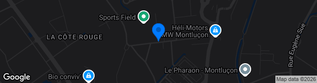 Map showing Stade Dunlop 1