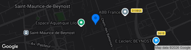 Map showing Stade du Forum Des Sports - 1