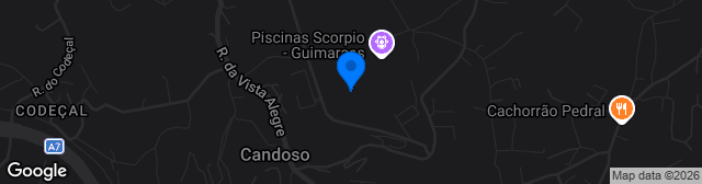 Map showing Campo Gémeos Castro