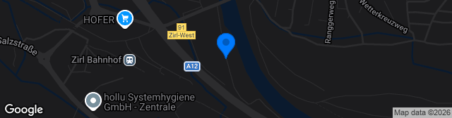 Map showing Sportplatz Zirl