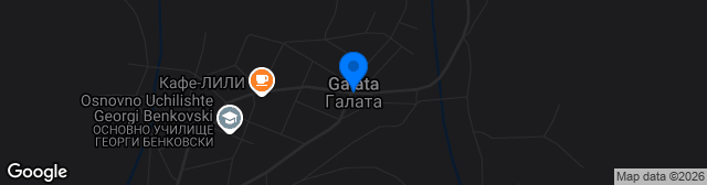 Map showing Stadion Peshtera Galata