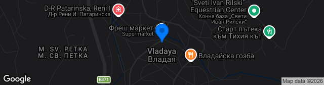 Map showing Stadion Vladaia