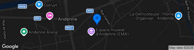 Map showing Stade Julien Pappa