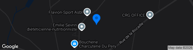 Map showing Terrain du Flavion Sport