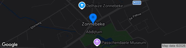 Map showing SC Zonnebeke Terrain 1