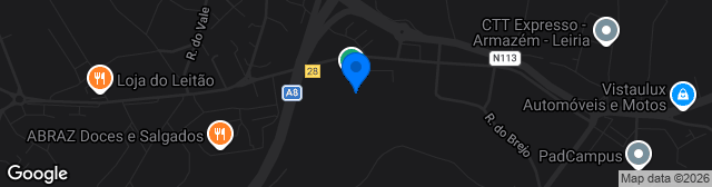 Map showing Campo da Charneca dos Pousos