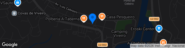 Map showing Estadio Municipal de Cantarrana