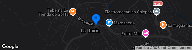 Map showing Estadio Municipal