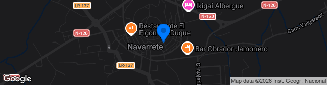 Map showing Estadio San Miguel