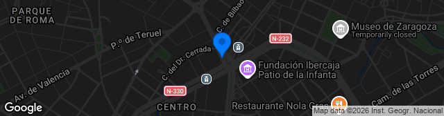 Map showing Campo de Futbol La Platera