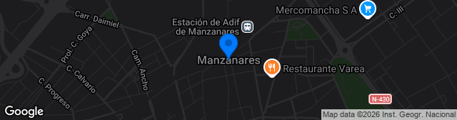 Map showing Estadio José Camacho