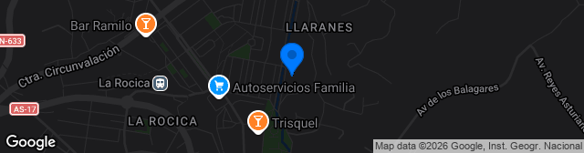 Map showing Campo Muro de Zaro