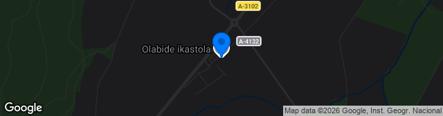Map showing Futbol zelaia Olabide Gasteiz