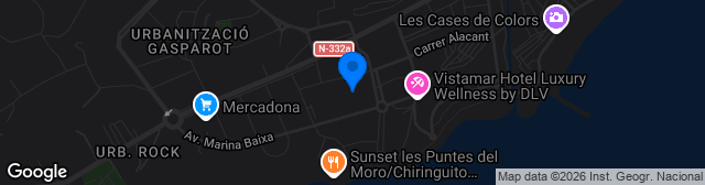 Map showing Estadio Nou Pla