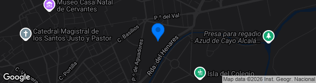 Map showing Campo de Fútbol Recinto Ferial