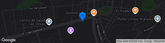 Map showing Estadio El Deleite
