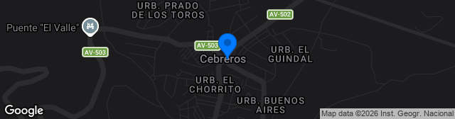 Map showing Estadio El Mancho