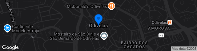 Map showing Campo N 2 - Complexo Desportivo Odivelas