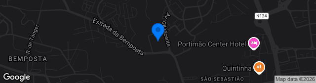 Map showing Estádio Dois Irmãos