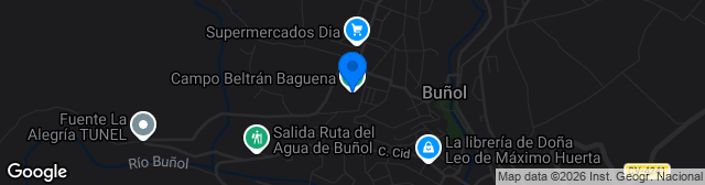 Map showing Beltrán Baguena